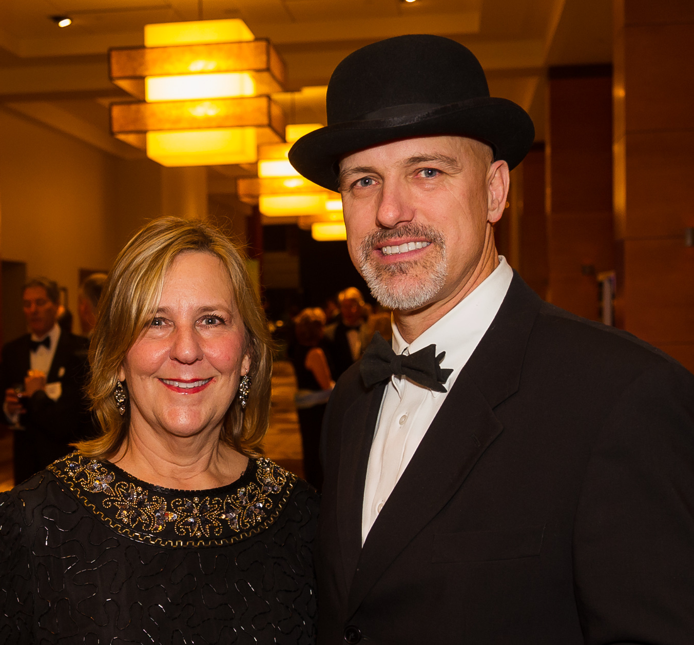 A picture of Debbie and her husband Kent at the 2015 Discovery Gala.